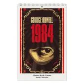 Classic Book Covers 2026 Poster Wall Calendar