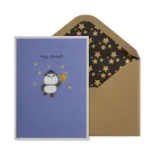 Cherished Moments Panda Graduate Handmade Greeting Card