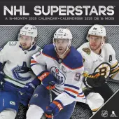 NHL Superstars 2025 Wall Calendar