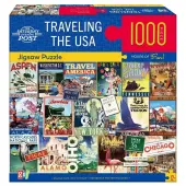 Traveling the USA 1000 Piece Puzzle