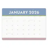 Color Block Decorative 2026 Desk Pad