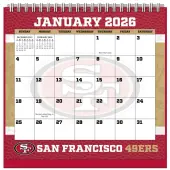 NFL San Francisco 49ers 2026 Easel Desk Calendar