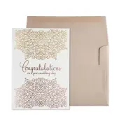 Metallic Mandalas Wedding Card