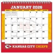 NFL Kansas City Chiefs 2026 Easel Desk Calendar