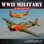 WWII Military Aircraft 2025 Mini Wall Calendar
