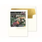 Photo Flower Stand Thank You Card