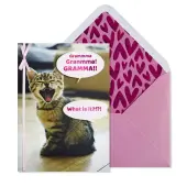 Grandma Kitten Yelling Mother's Day Card