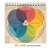 Colors 2026 Easel Desk Calendar