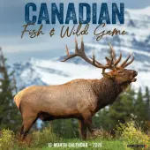 Canadian Fish and Wild Game 2026 Wall Calendar