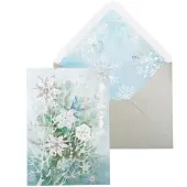 Snowflake Branch Christmas Card