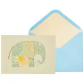 Big & Little Elephant New Baby Card