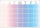 Serenity 17.5 X 24 Dry Erase Calendar