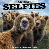Animal Selfies 2026 Wall Calendar