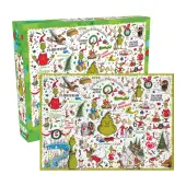 Grinch Stole Christmas 1000 Piece Puzzle
