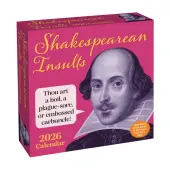Shakespearean Insults 2026 Desk Calendar
