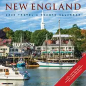 New England Travel and Events 2026 Wall Calendar