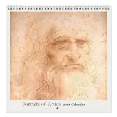 Portraits of Famous Artists 2026 Wall Calendar