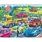 Larsen Rescue Vehicles 26 Piece Puzzle