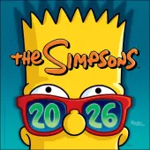 Simpsons 2026 Wall Calendar