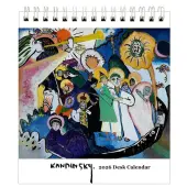 Kandinsky 2026 Easel Desk Calendar