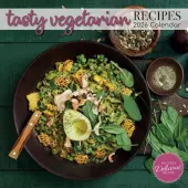 Tasty Vegetarian Recipes 2026 Wall Calendar