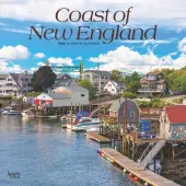 New England Coast 2025 Wall Calendar