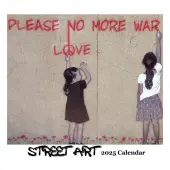 Street Art Square 2025 Wall Calendar