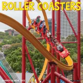 Roller Coasters 2026 Wall Calendar