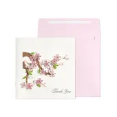 Cherry Blossom Quilling Thank You Card