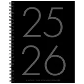 Black Academic 2026 Weekly Planner