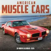 American Muscle Cars 2026 Mini Wall Calendar