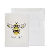 Bee & Crystals Thank You Card