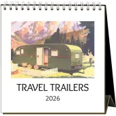 Travel Trailers 2026 Easel Desk Calendar