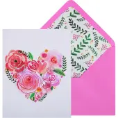 Floral Heart Boxed Note Cards