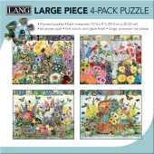Garden Botanicals Large Piece Puzzle