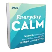 Everyday Calm 2025 Desk Calendar