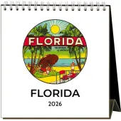 Florida 2026 Easel Desk Calendar
