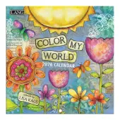Color My World 2026 Mini Wall Calendar by Lisa Kaus