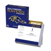 NFL Baltimore Ravens 2025 Desk Calendar