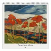 Flowers Square 2026 Wall Calendar