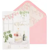 Cake & Champagne Birthday Card