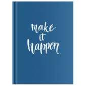 Make It Happen Blue Notebook