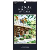 Country Welcome 2025 Vertical Wall Calendar by Laura Berry