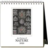 Art Forms of Nature 2026 Easel Desk Calendar
