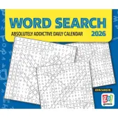 Word Search 2026 Desk Calendar