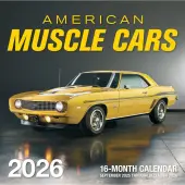 American Muscle Cars 2026 Wall Calendar