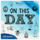 On This Day 2025 Wall Calendar