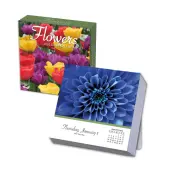 Flowers 2026 Desk Calendar
