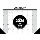 Basic 17x12 2026 Small Desk Pad