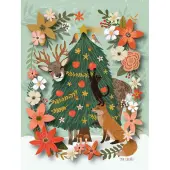 Festive Forest Friends Luxe Christmas Cards